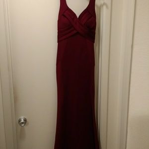 Gorgeous Maroon Long Formal Dress!